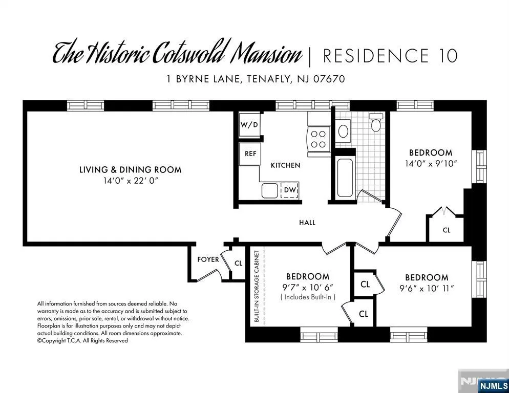 1 Byrne Lane 10 Tenafly, NJ 07670