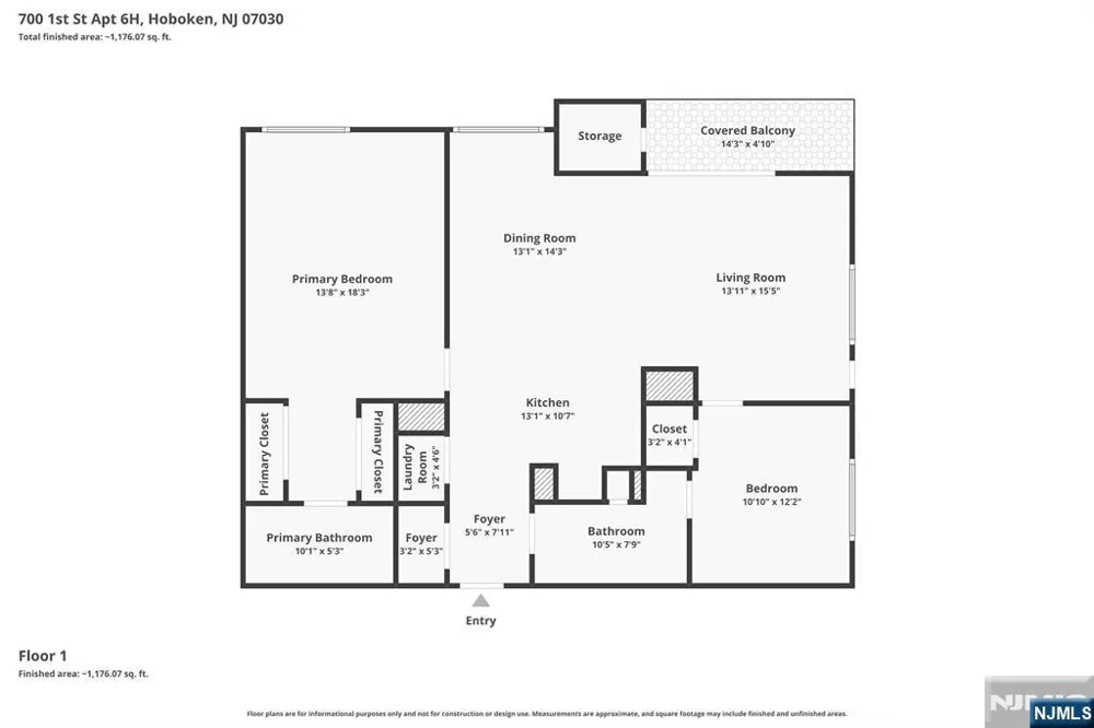 700 1st Street 6H Hoboken, NJ 07030