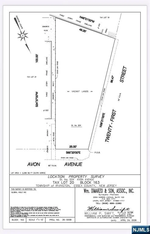 524 Avon Avenue Irvington, NJ 07111