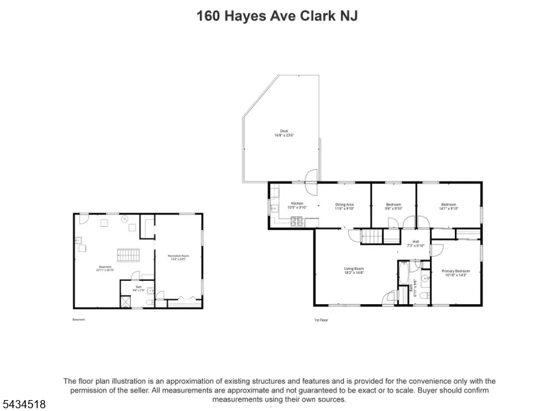 160 Hayes Ave Clark, NJ 07066