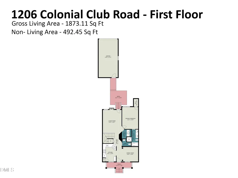 1206 Colonial Club Road Wake Forest, NC 27587