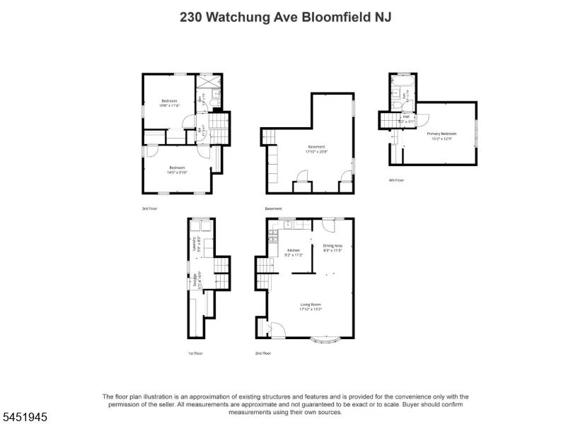 230 Watchung Ave Bloomfield, NJ 07003