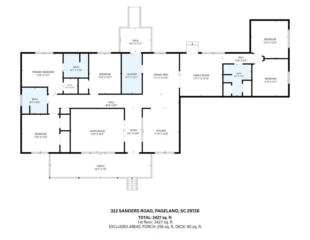 312 Sanders Road Pageland, SC 29728