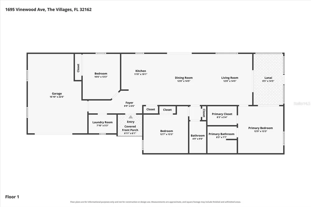 1695 VINEWOOD AVENUE The Villages, FL 32162