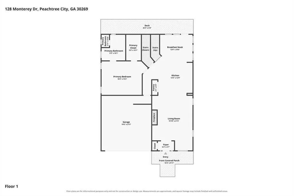 128 Monterey Drive Peachtree City, GA 30269