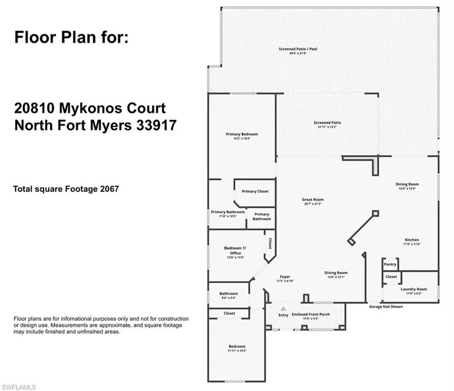 20810 Mykonos Court North Fort Myers, FL 33917