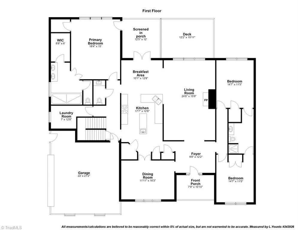 6314 Chesney Way Whitsett, NC 27377