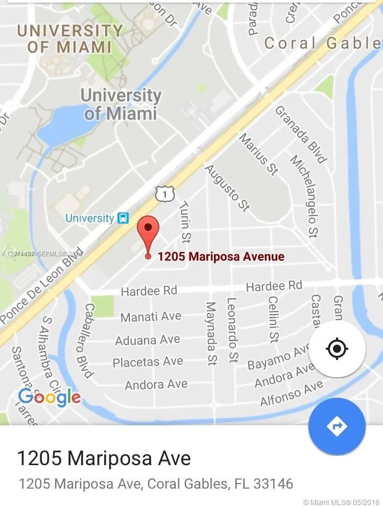 1205 Mariposa Ave #416 Coral Gables, FL 33146