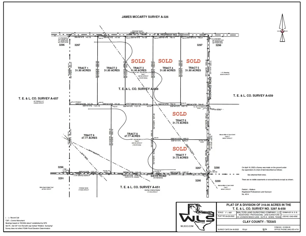 Davis Ln-TRACT 8 Bellevue, TX 76228