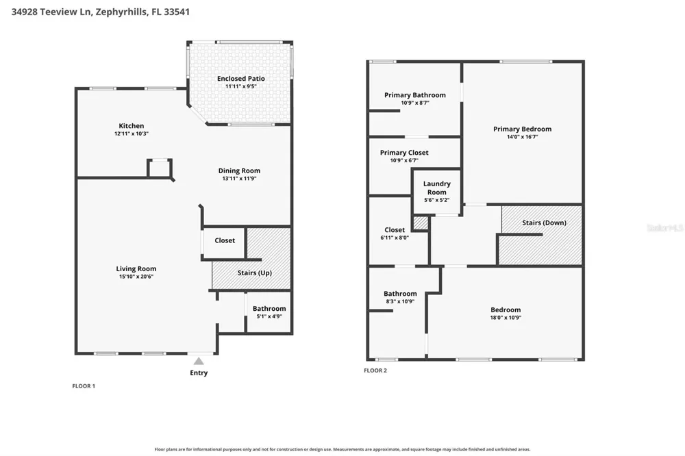 34928 TEEVIEW LANE Zephyrhills, FL 33541