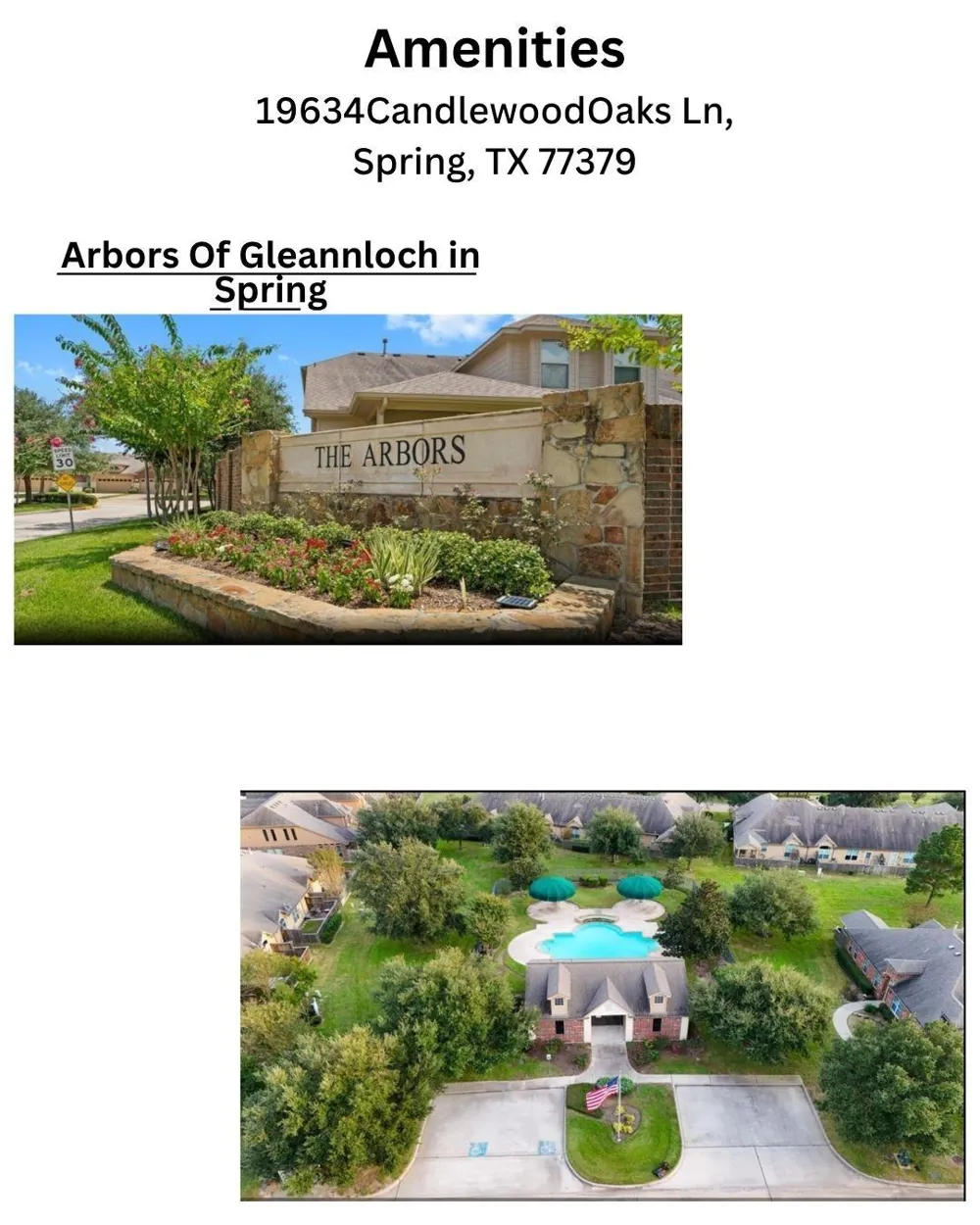 19634 Candlewood Oaks Lane Spring, TX 77379