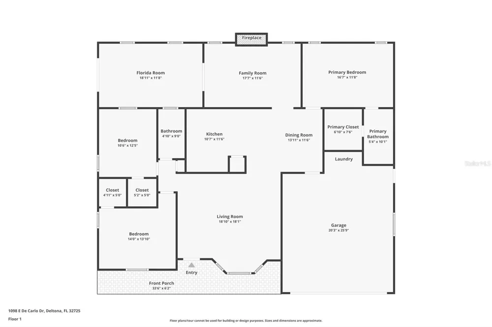 1098 E DE CARLO DRIVE Deltona, FL 32725