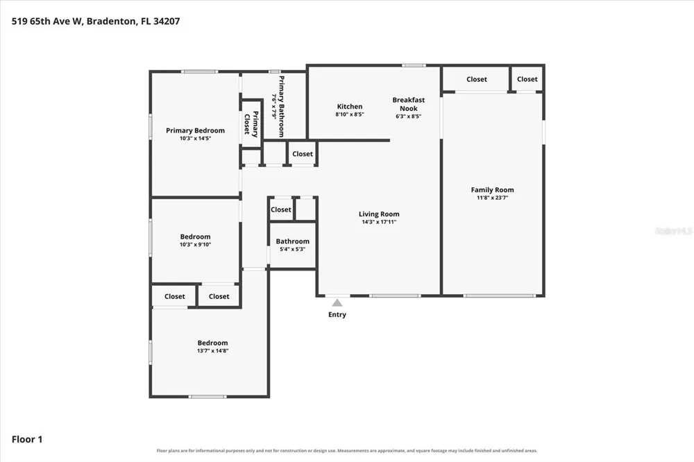 519 65TH AVENUE W Bradenton, FL 34207