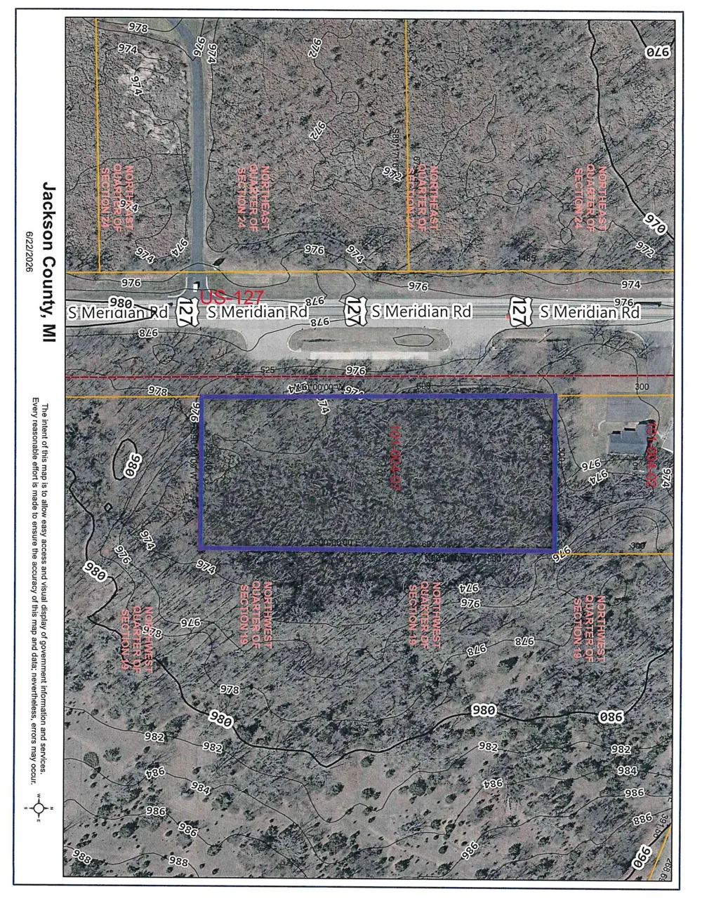 S Meridian Road Clarklake, MI 49234