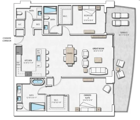 220 LAKE SHORE DR DRIVE #1019