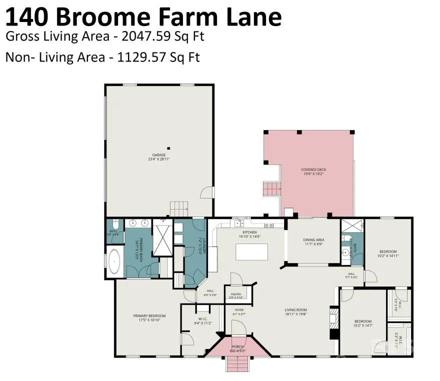 140 Broome Farm Lane Mooresville, NC 28115