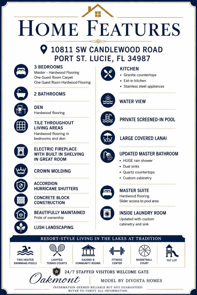 10811 SW Candlewood Road Port St. Lucie, FL 34987