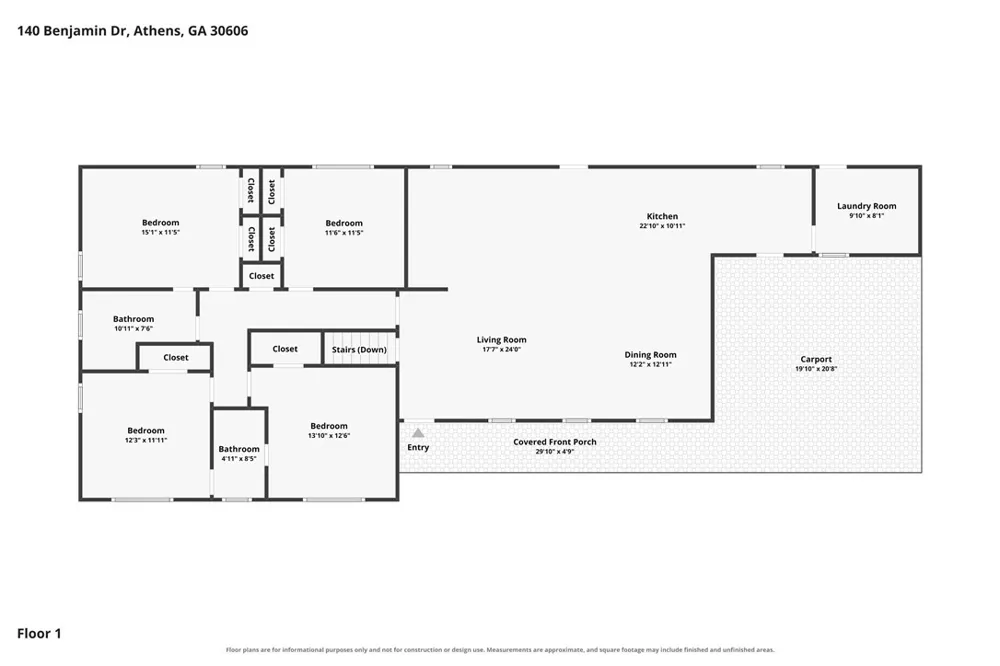 140 Benjamin Drive Athens, GA 30606