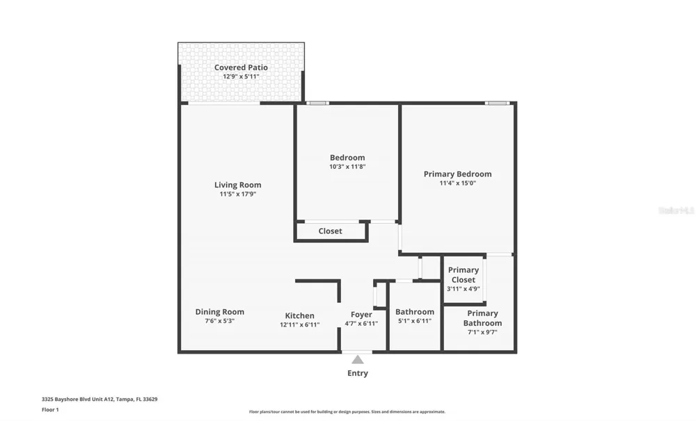 3325 BAYSHORE BOULEVARD #A12 Tampa, FL 33629