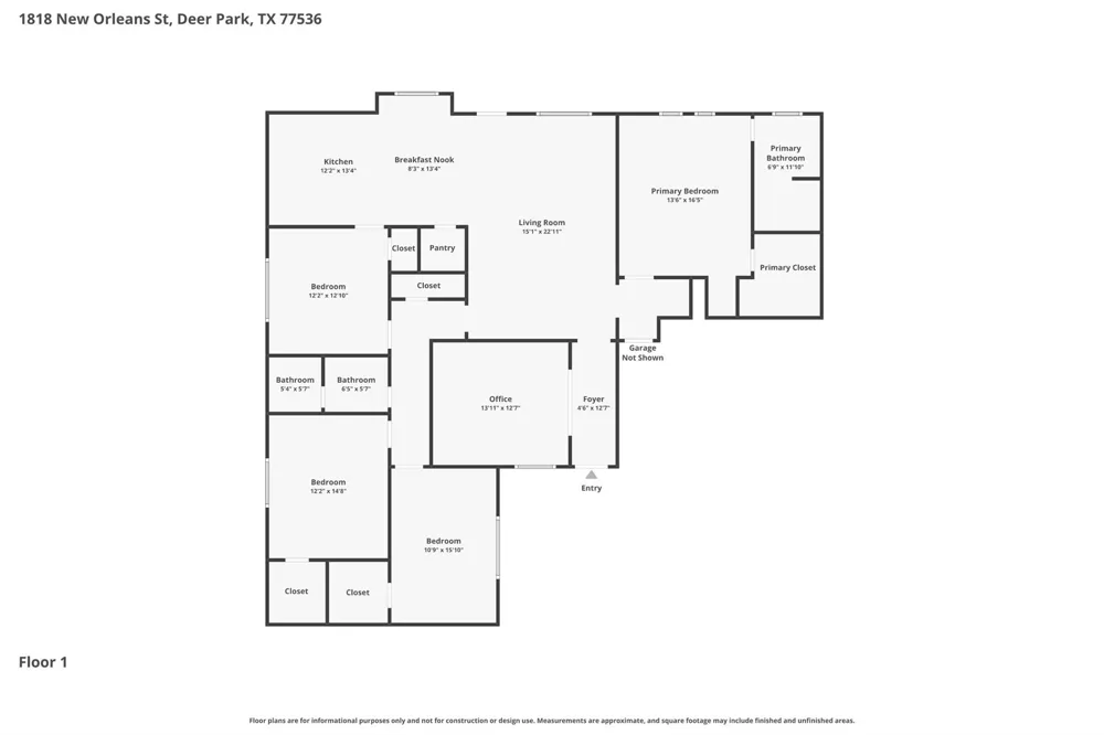 1818 New Orleans Street Deer Park, TX 77536