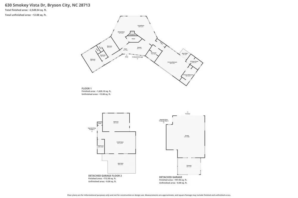 630 Smokey Vista Drive Bryson City, NC 28713