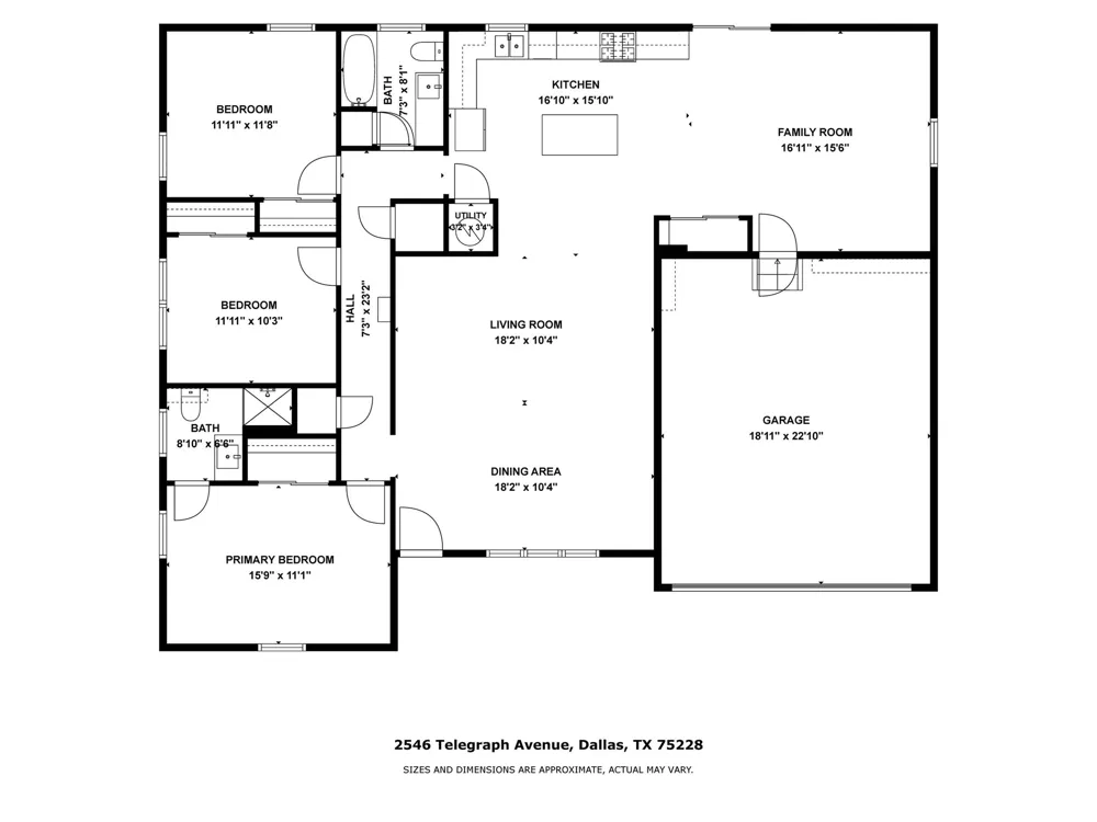 2546 Telegraph Avenue Dallas, TX 75228