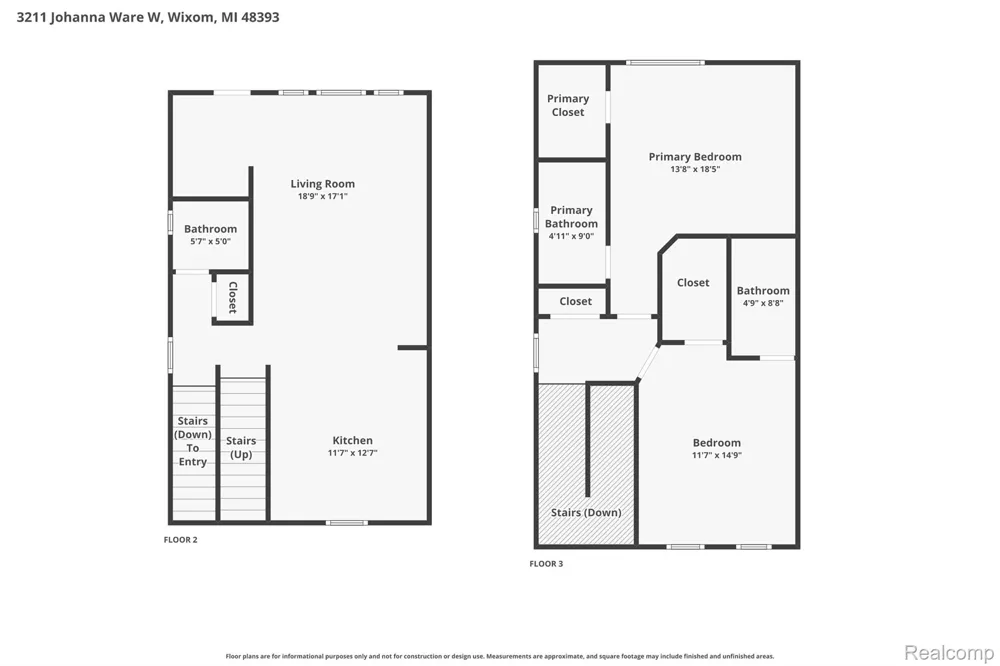 3211 Johanna Ware Wixom City, MI 48393