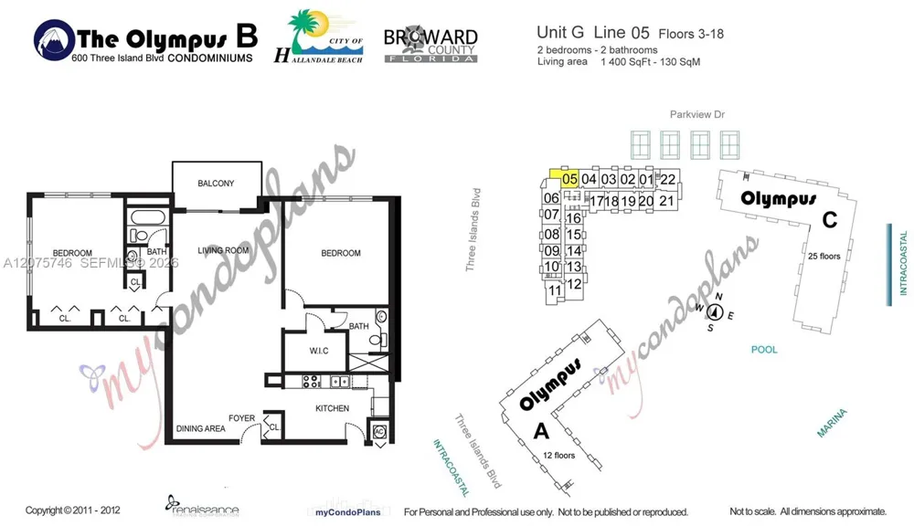 600 Three Islands Blvd #305 Hallandale Beach, FL 33009
