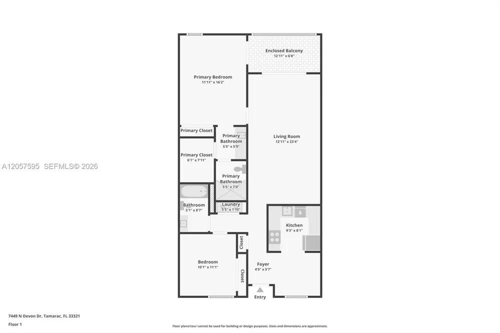 7449 Devon Dr #207 Tamarac, FL 33321