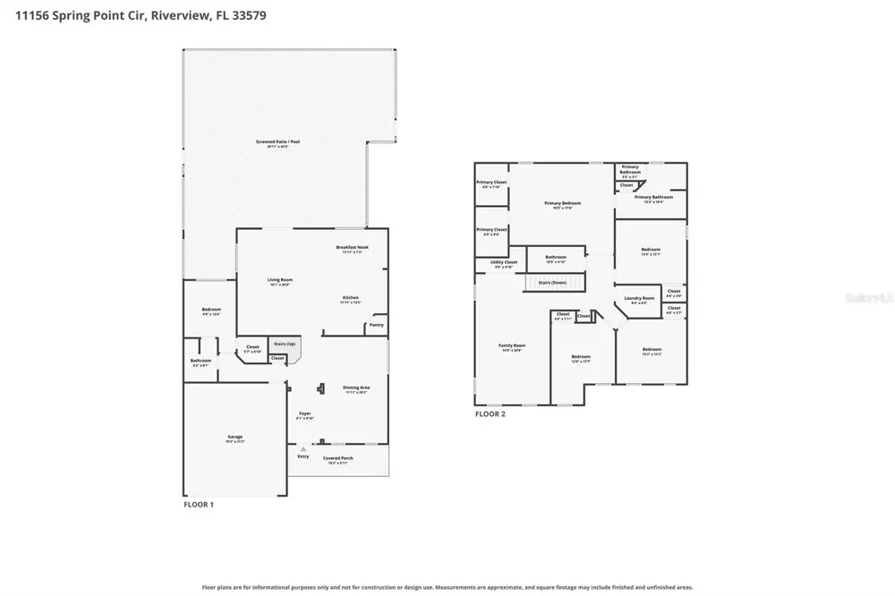 11156 SPRING POINT CIRCLE Riverview, FL 33579