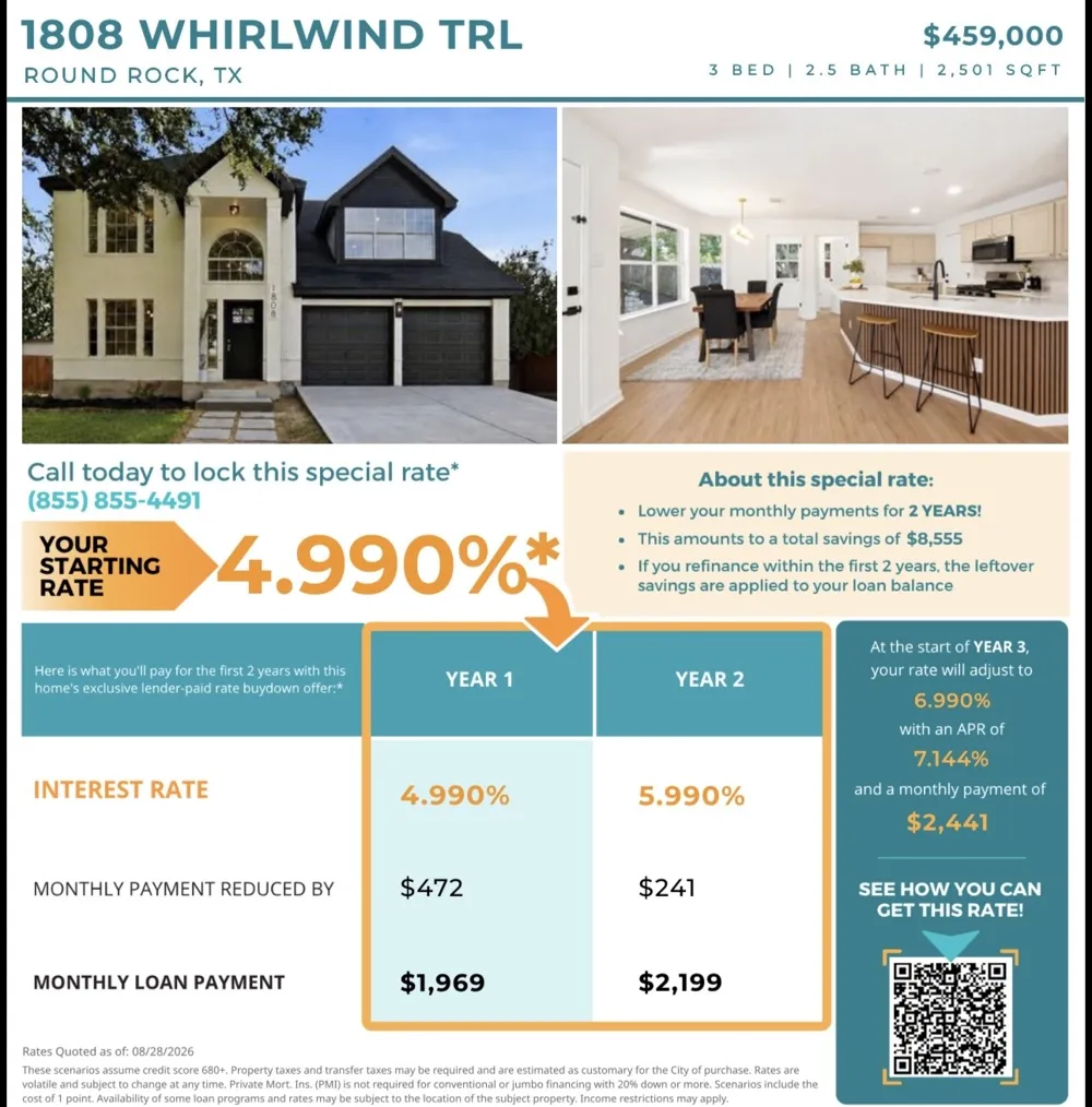 1808 Whirlwind Trail Round Rock, TX 78664