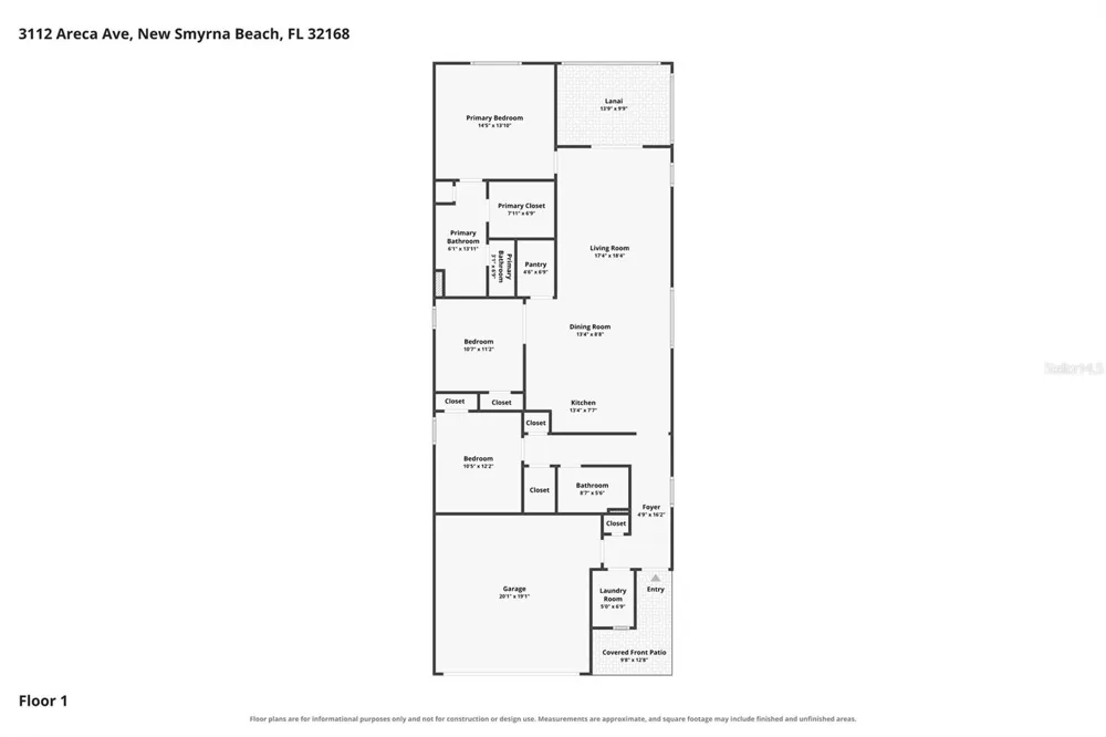 3112 ARECA AVENUE New Smyrna Beach, FL 32168