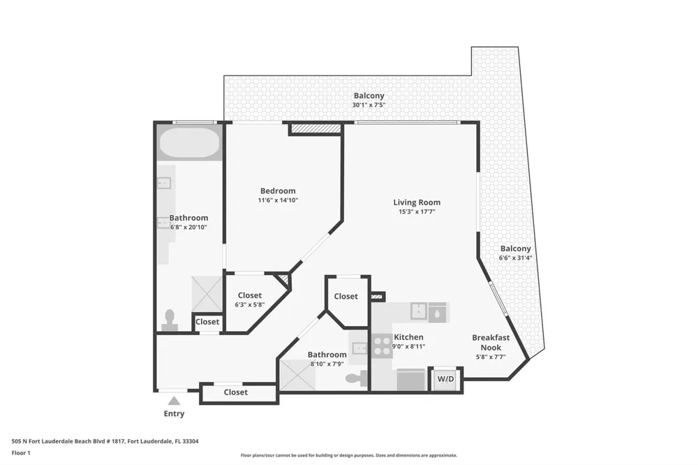 505 FORT LAUDERDALE BEACH BOULEVARD #1817 Fort Lauderdale, FL 33304