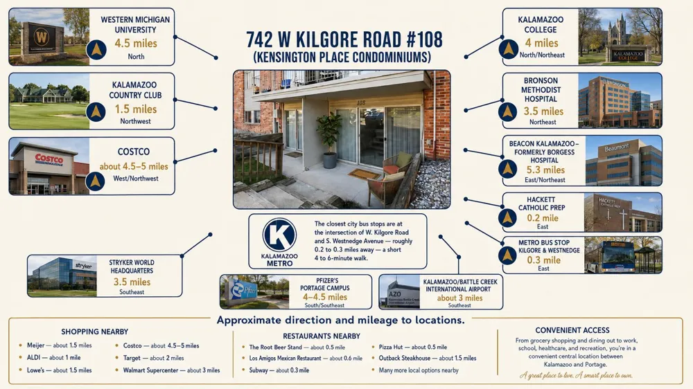 742 W Kilgore Road #108 Kalamazoo, MI 49008