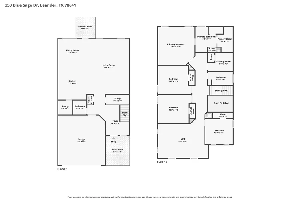 353 Blue Sage Drive Leander, TX 78641