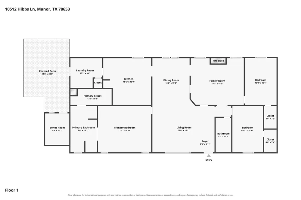 10512 Hibbs Lane Manor, TX 78653