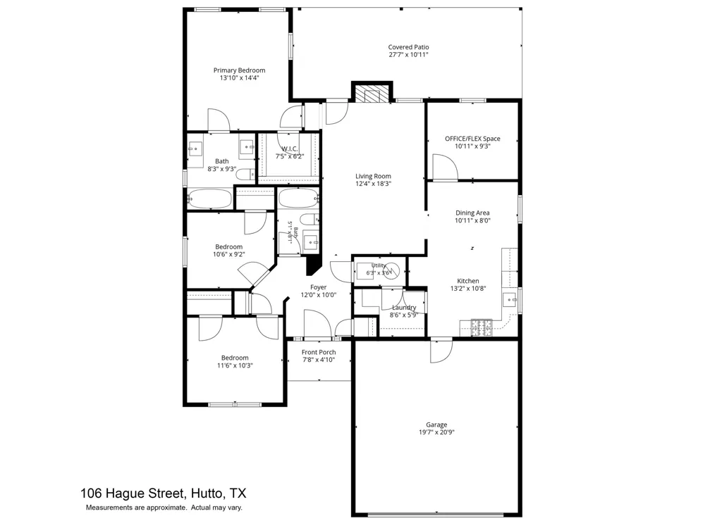 106 Hague Street Hutto, TX 78634