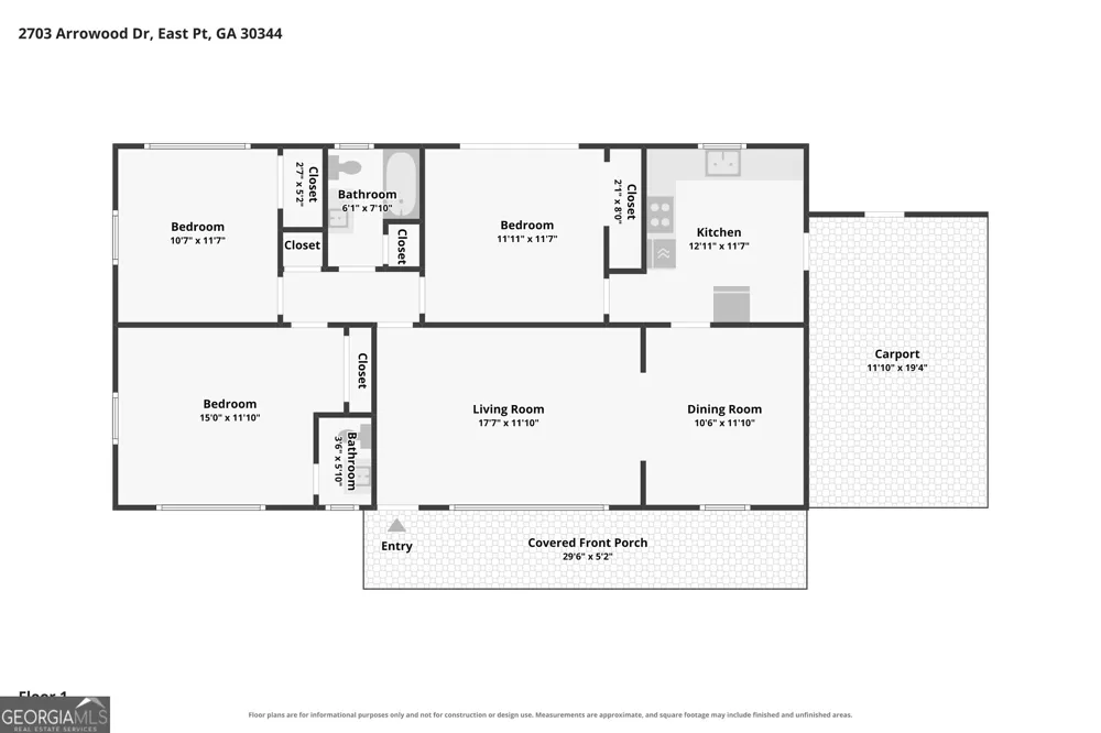 2703 Arrowood DR East Point, GA 30344