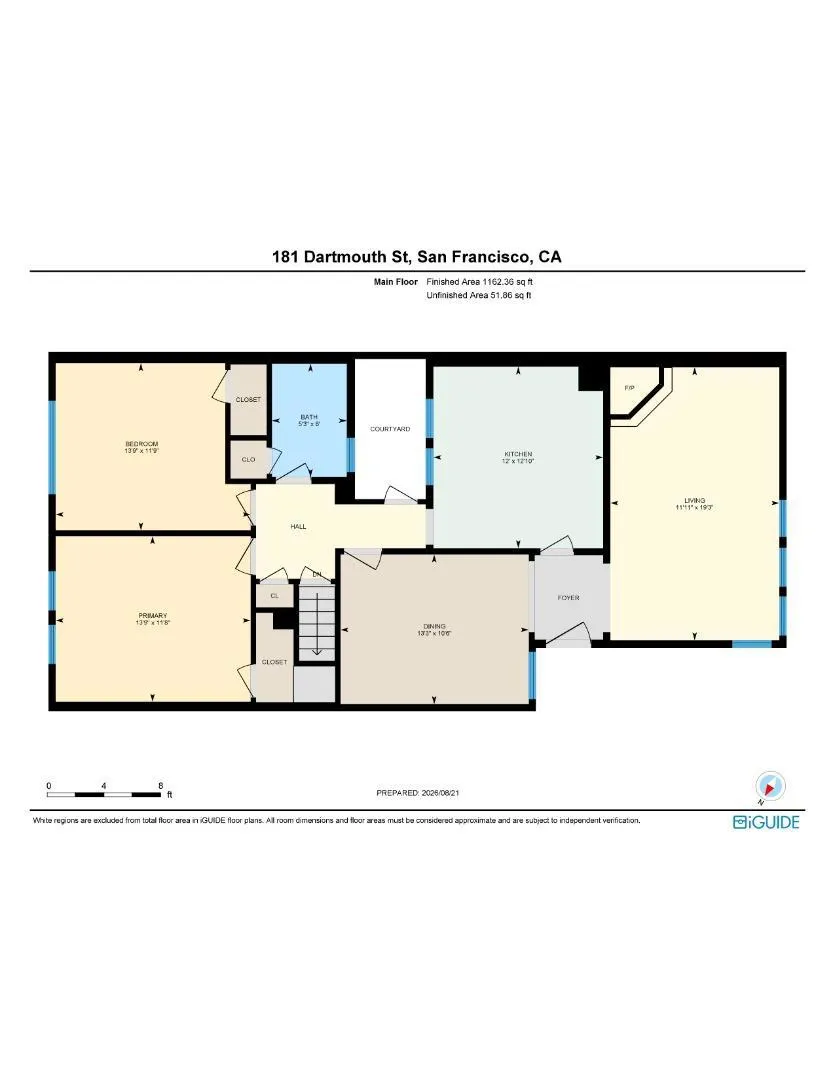 181 Dartmouth Street San Francisco, CA 94134