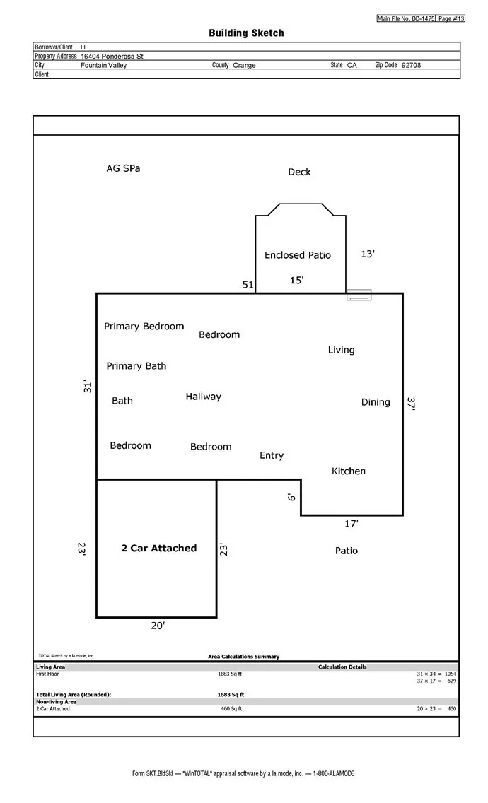16404 Ponderosa St. Fountain Valley, CA 92708