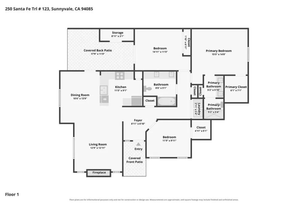 250 Santa Fe Terrace #123 Sunnyvale, CA 94085