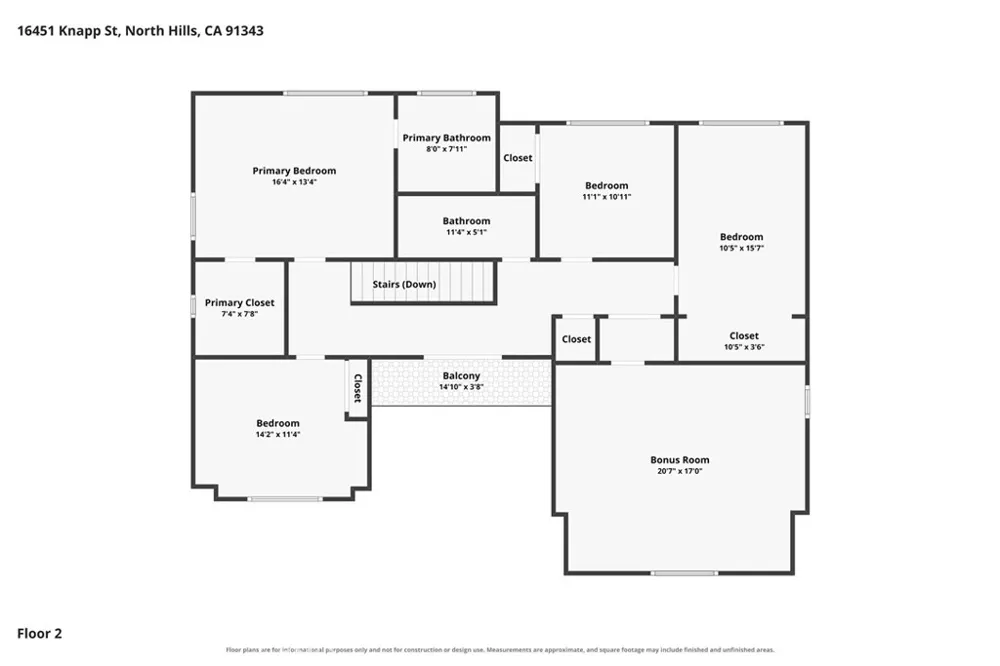 16451 Knapp St North Hills, CA 91343