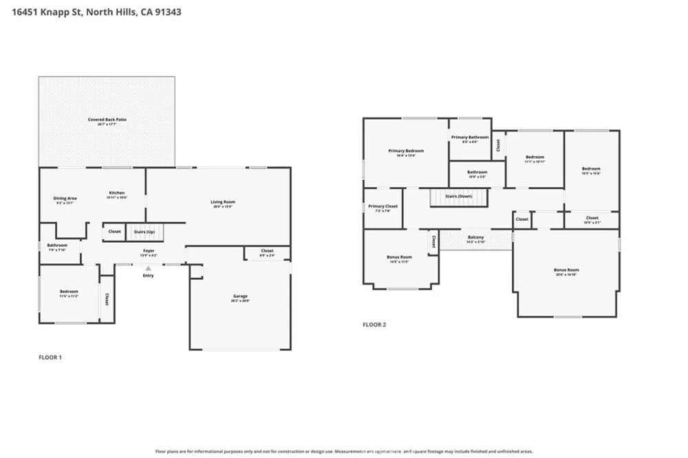 16451 Knapp St North Hills, CA 91343