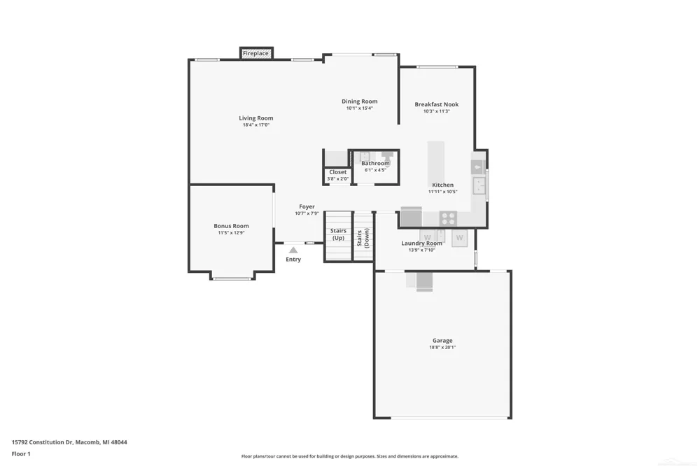 15792 Constitution Drive Macomb Township, MI 48044