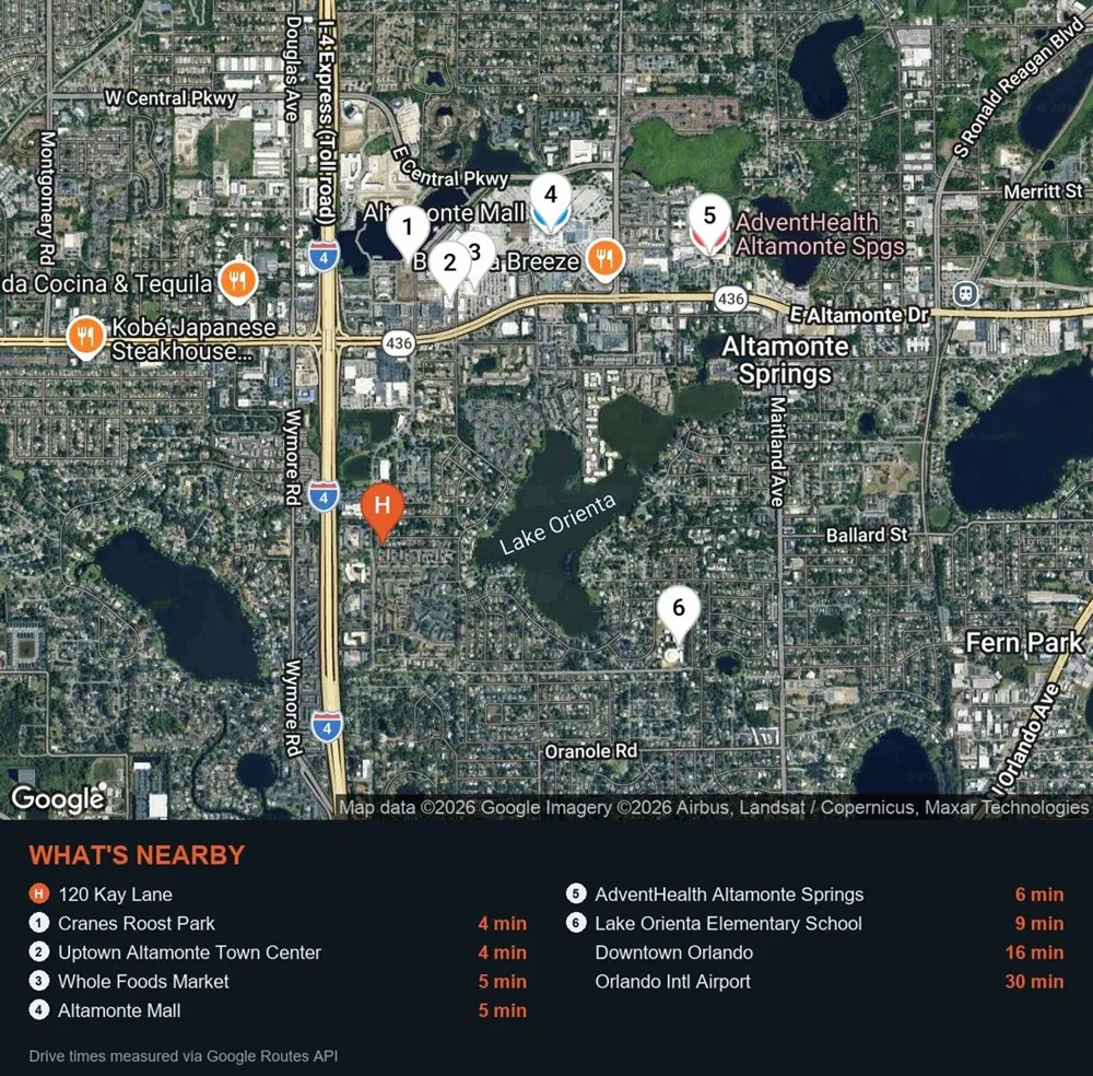 120 KAY LANE Altamonte Springs, FL 32701