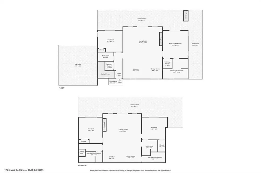 175 Stuart Drive Drive Mineral Bluff, GA 30559