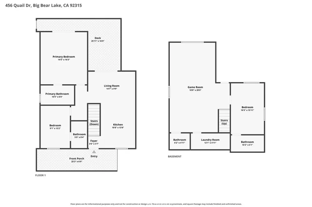 456 Quail Drive Big Bear Lake, CA 92315