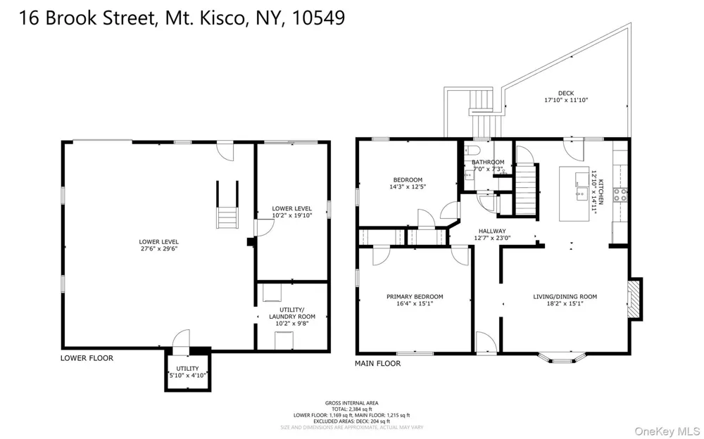 16 Brook Street Mount Kisco, NY 10549