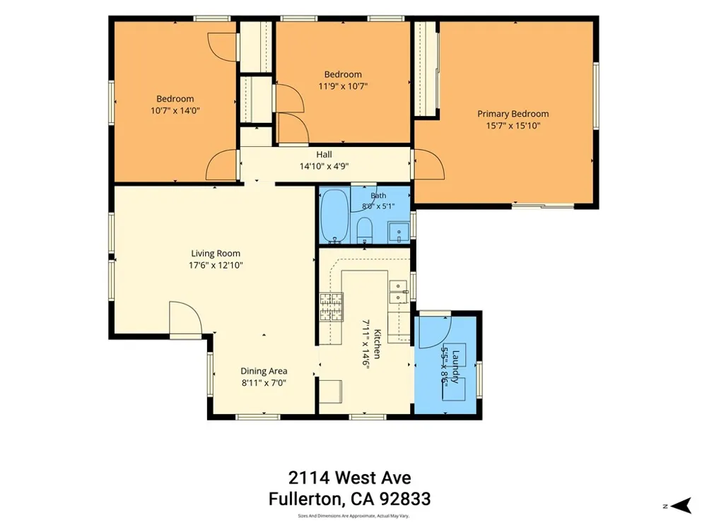 2114 W West Fullerton, CA 92833