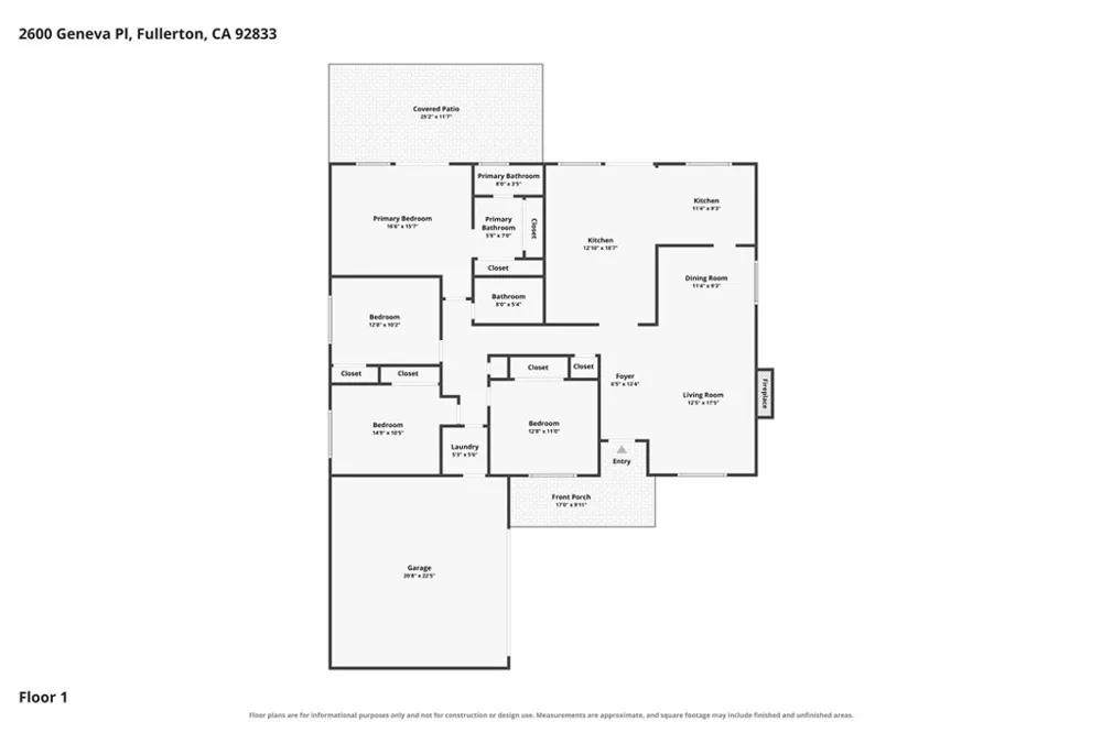2600 Geneva Fullerton, CA 92833